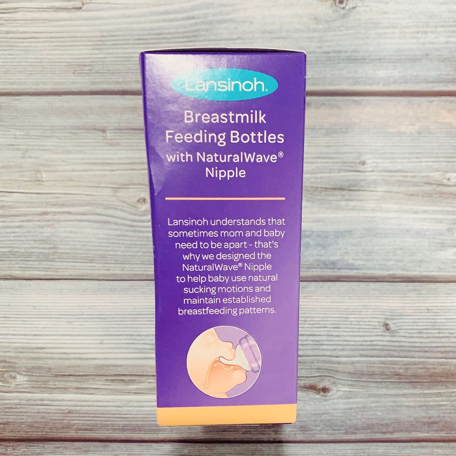 Set 3 Bình Sữa Lansinoh Breastmilk With NaturalWave Nipple 160ml & 240ml
