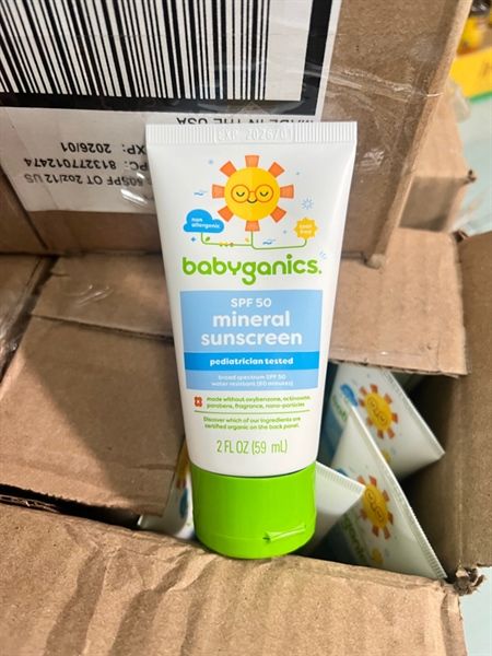 Tuýt chống nắng babyganic 2oz