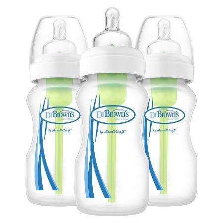 Set 3 Bình Sữa Dr Brown Option Cổ Rộng 240ml
