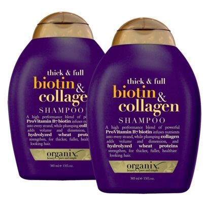 Bộ dầu gội và xã kích thích mọc tóc Biotin & Collagen 385ml