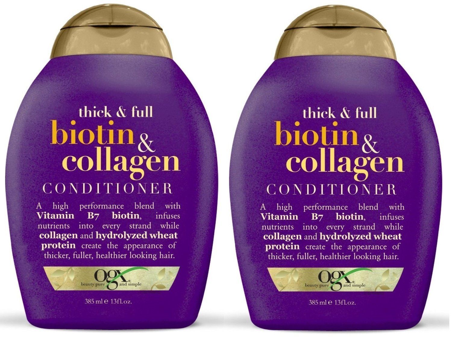 Bộ dầu gội và xã kích thích mọc tóc Biotin & Collagen 385ml