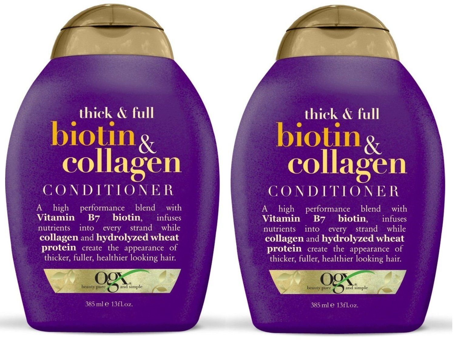  Bộ dầu gội và xã kích thích mọc tóc Biotin & Collagen 385ml 