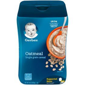 Bột Ăn Dặm Giai Đoạn 1 Cho Bé Bắt Đầu Tập Bò (Vị Đơn) 8oz(2 27g) Của Mỹ_4 Vị