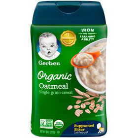 Bột Ăn Dặm Organic Giai Đoạn 1 Cho Bé Bắt Đầu Tập Bò (Vị Đơn) 8oz(227g) Của Mỹ