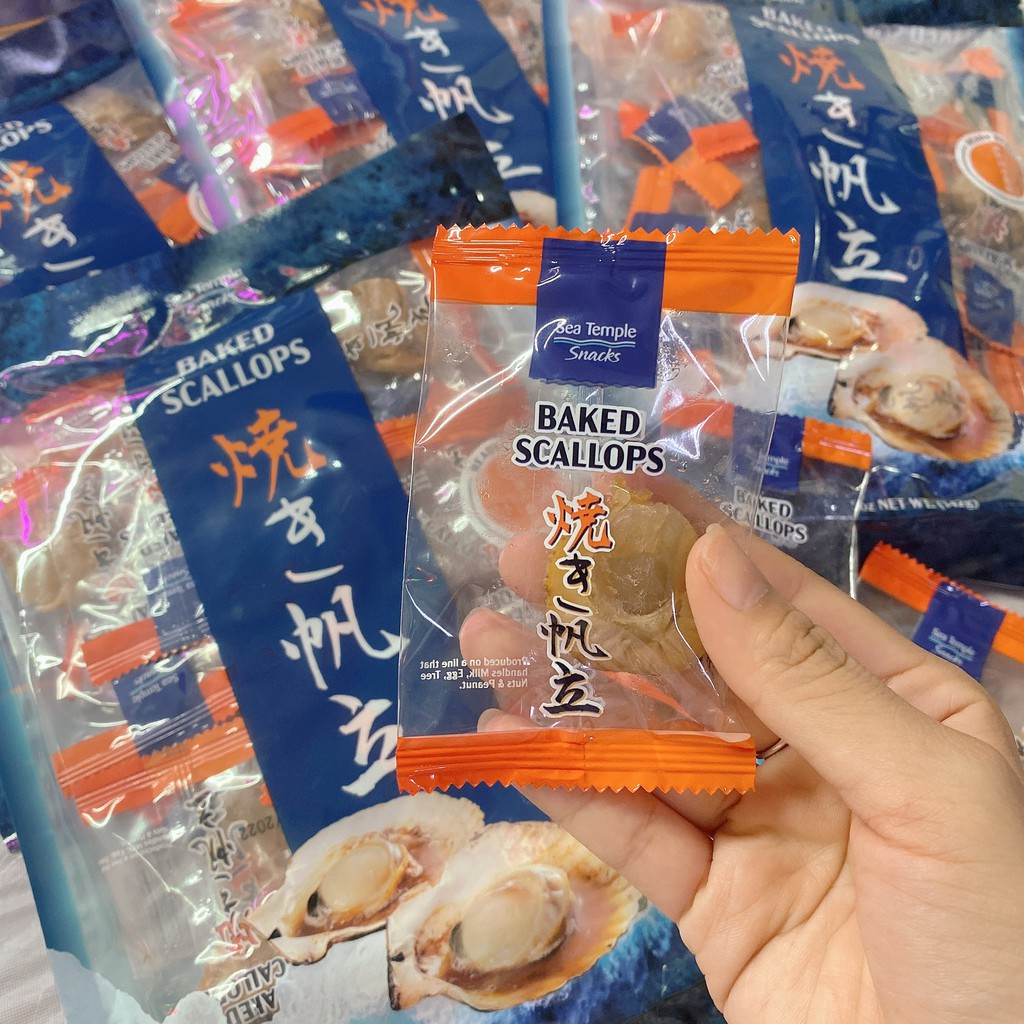 Sò điệp sấy ăn liền BAKED SCALLOPS Nhật