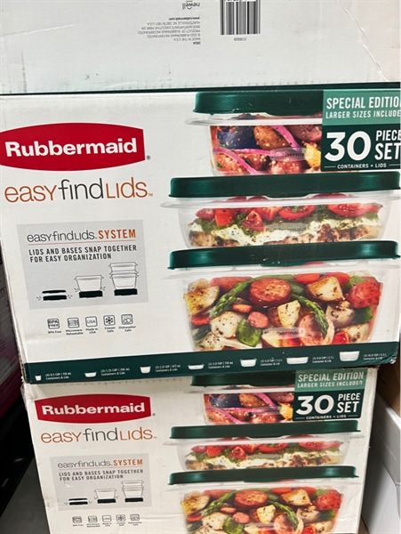 Sét hộp nhựa rubbermaid 30