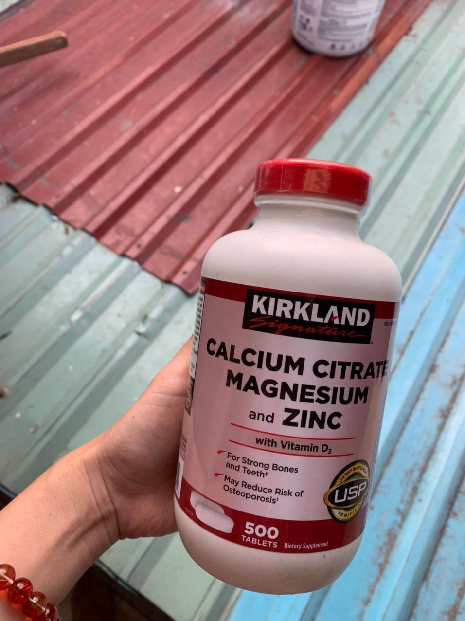 Viên Bổ Sung Calcium Citrate Magnesium And Zinc - Kirkland 500 Viên