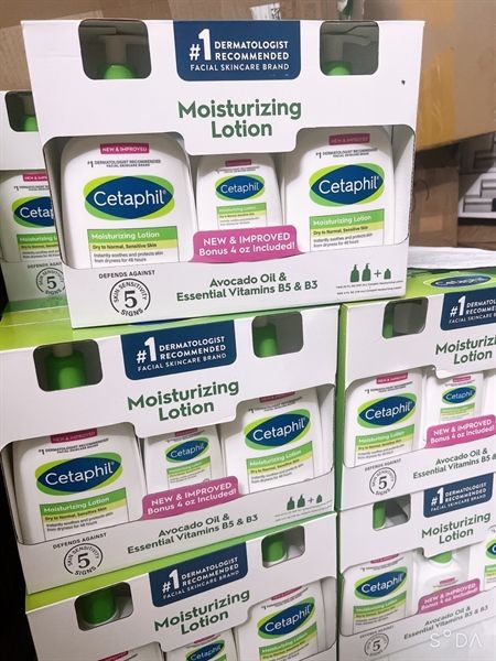 Set 3 chai sữa dưỡng thể Cetaphil Moisturizing Lotion của Mỹ