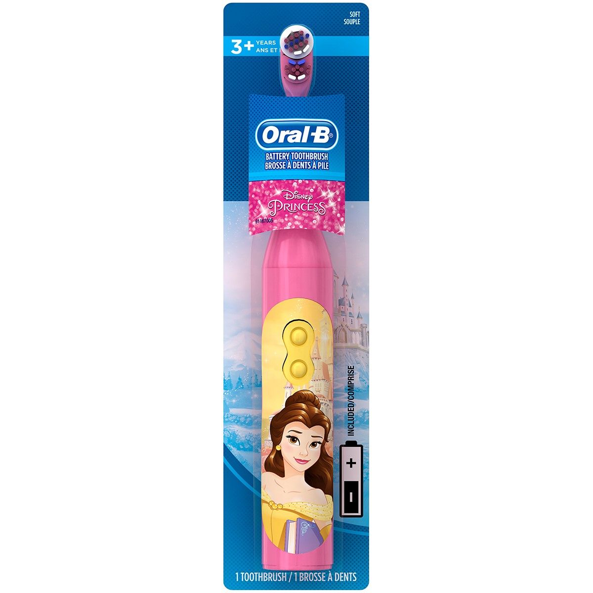Bàn Chải Đánh Răng Bằng Pin Cho Bé 3 Tuổi Trở Lên