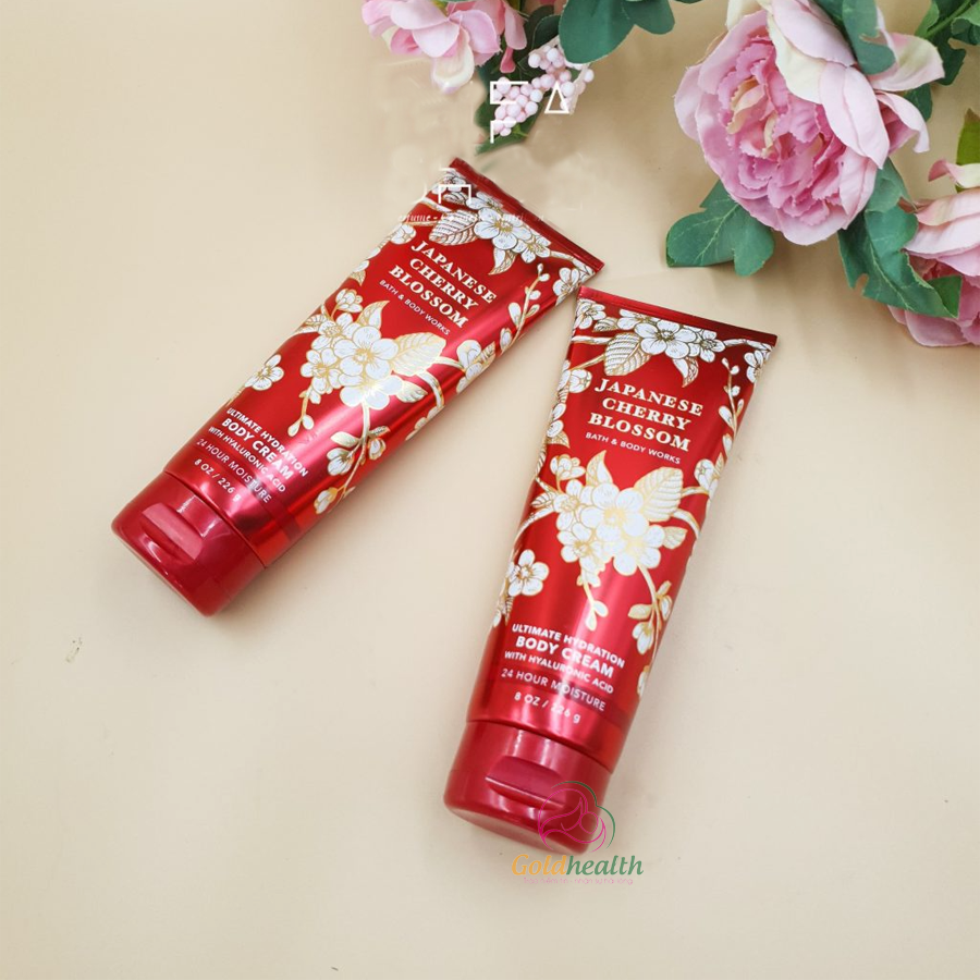 Lotion Japanese Cherry Blossom Bath & Body Work 8oz (226g) (tuýp)