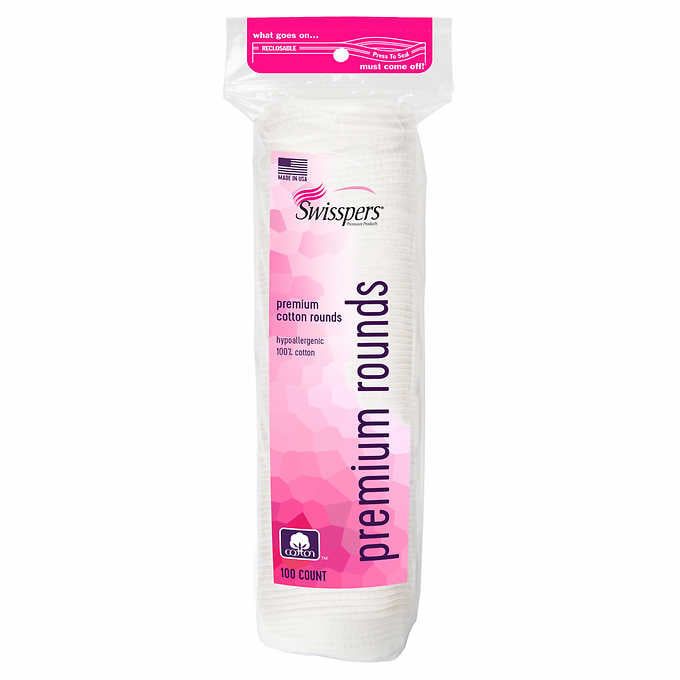 Bông Tẩy Trang Cao Cấp Swissper Premium Round 900 Miếng