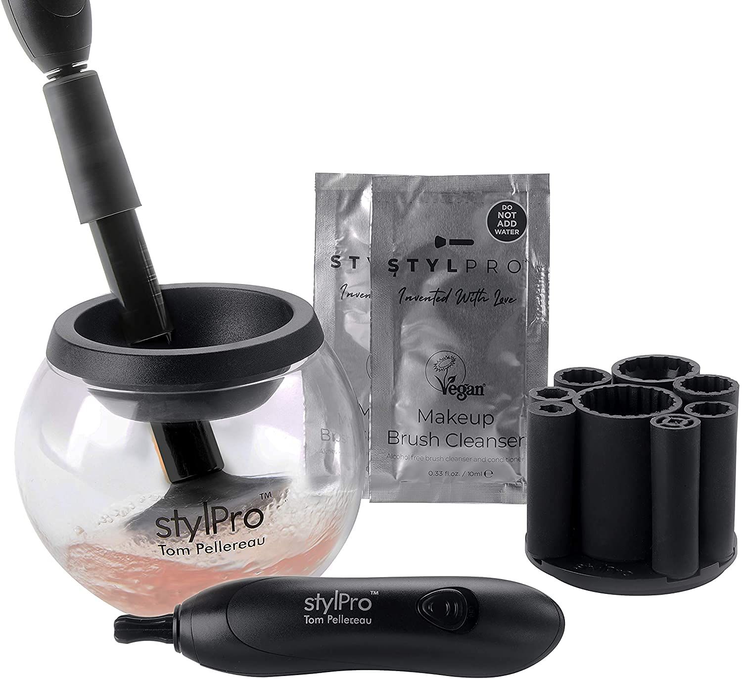 Bộ Dụng Cụ Rửa Và Làm Khô Cọ Trang Điểm Trong 1 Giây Stylpro Makeup Brush Cleaner & Dryer In Second