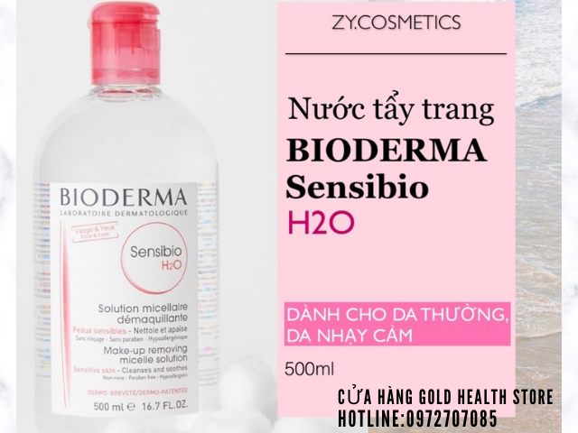 Set 2 Nước tẩy trang Bioderma Sensibio H2O 2x16.7