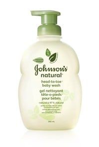 Dầu tắm gội toàn thân (Johnson's Natural Head-to-Toe Foaming Baby Wash)