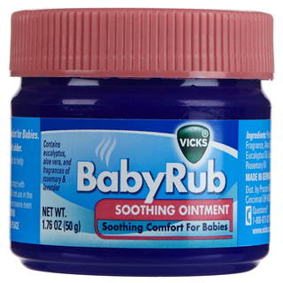 Dầu Bôi Ấm Ngực Vicks Baby Rub Cho Bé Từ 3 Tháng_50g