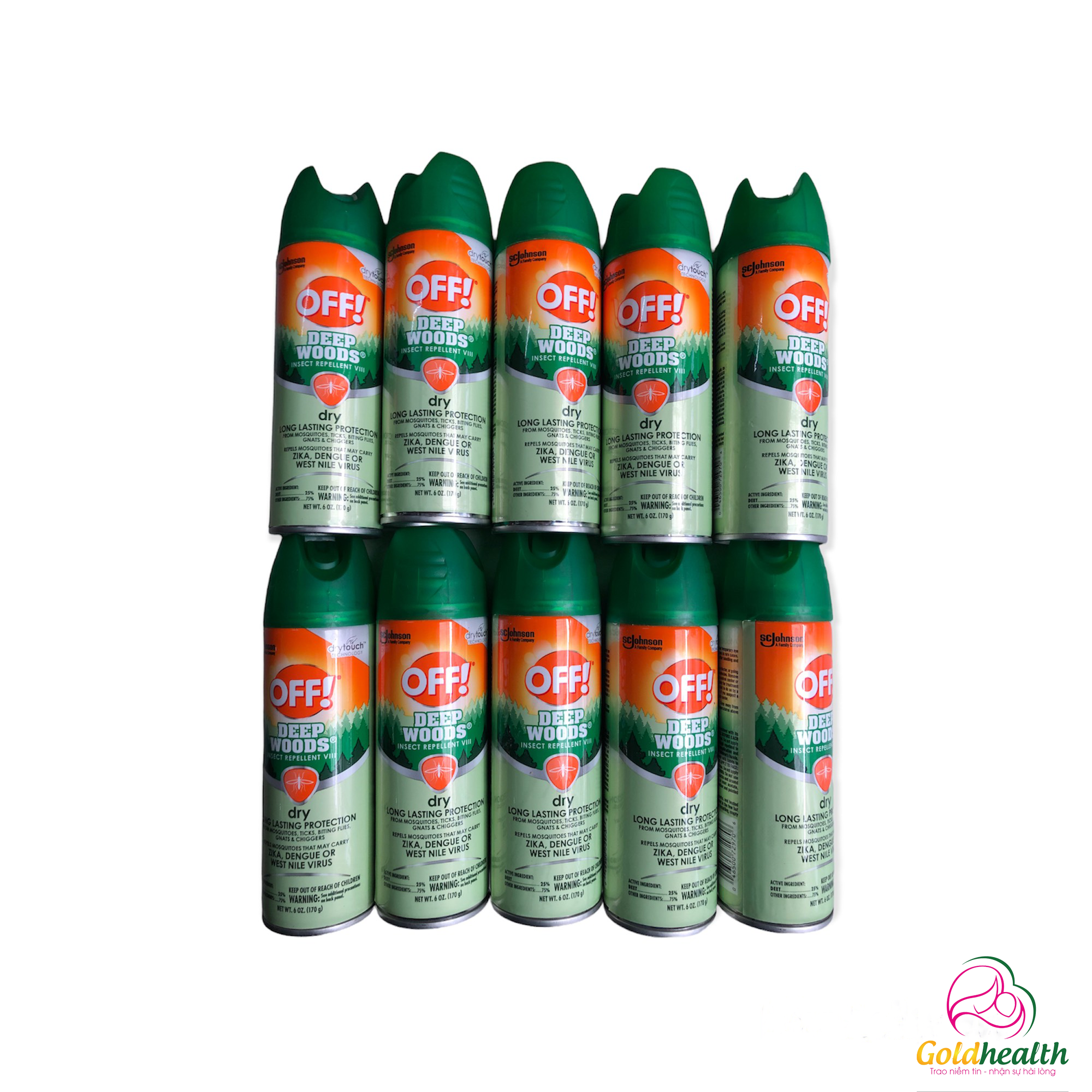 Xịt Côn Trùng OFF Deep Woods Insect Repellent 170g - Mỹ