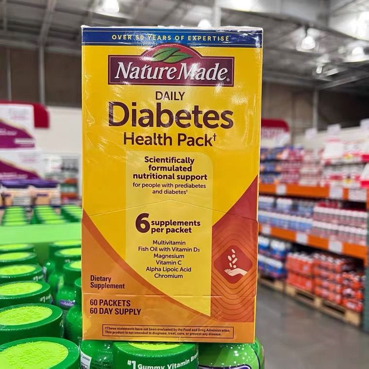 Viên uống giúp điều hòa đường huyết Nature Made Diabetes Health Pack 60 gói