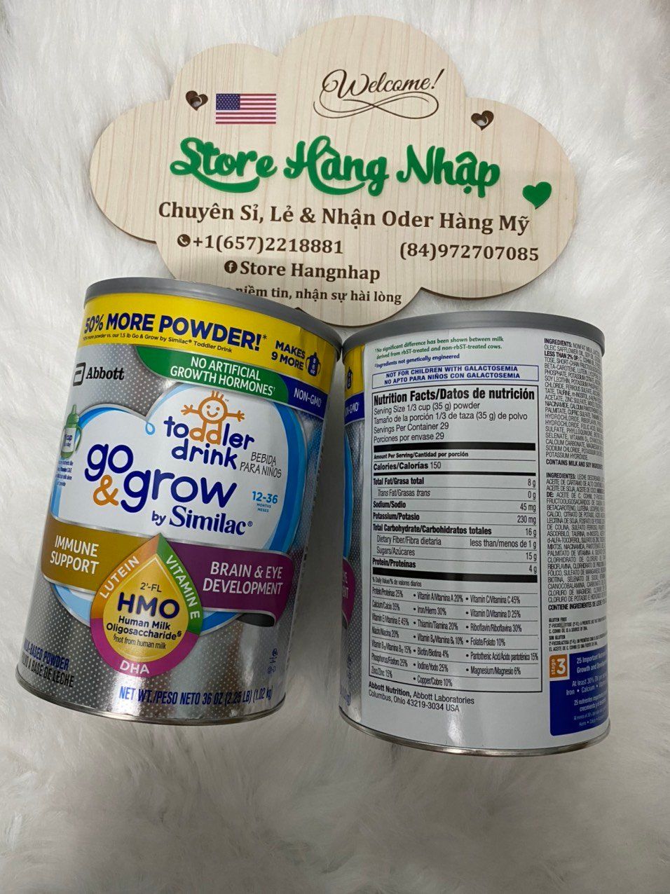 Sữa Similac Go & Grow Cho Bé Từ 12-36 Tháng 1.02Kg