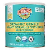  Sữa bột Organic Earth’s Best Gentle màu xanh ngọc bổ sung thêm sắt cho bé dưới 12 tháng 
