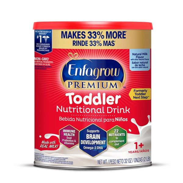  Sữa Bột Enfagrow Premium Toddler Next Step 3 Hương Tự Nhiên (Nắp Đỏ) Cho Bé Từ 1-3 Tuổi - 907g 