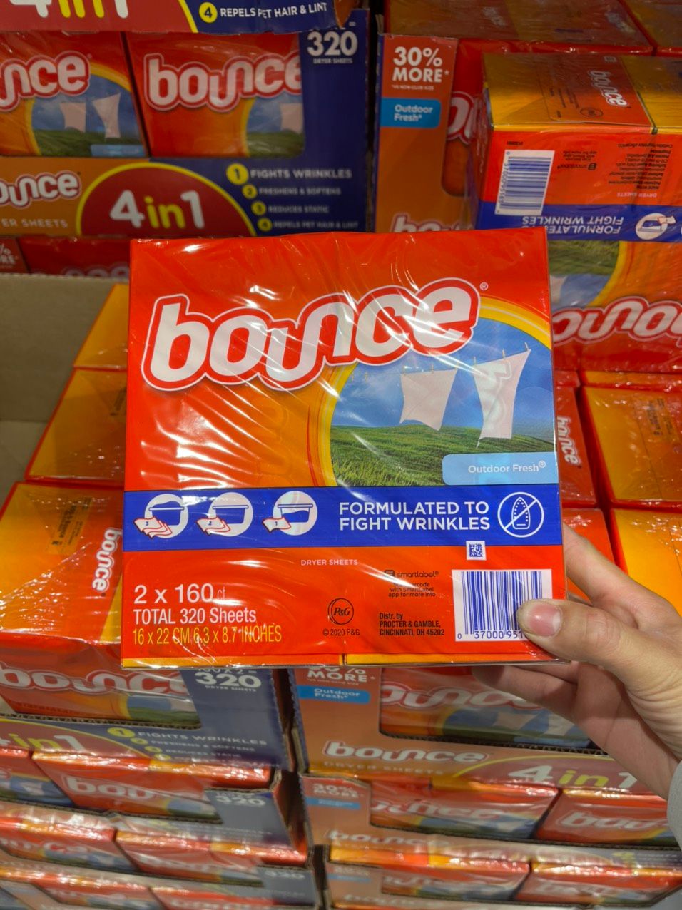 GIẤY THƠM BOUNCE MỸ GIÁ TỐT 320 TỜ