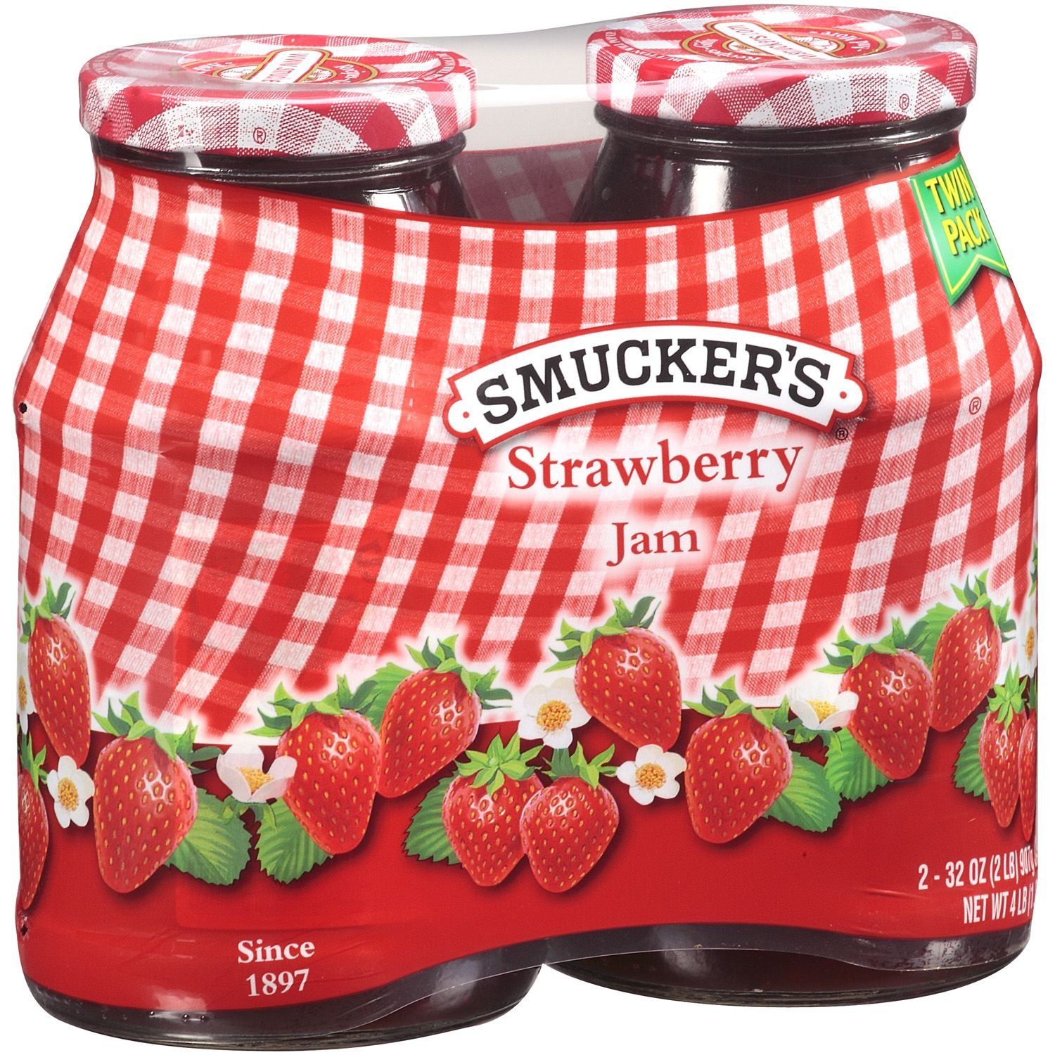Combo 2 Lọ Mứt Dâu Smucker 2x340g/Hủ