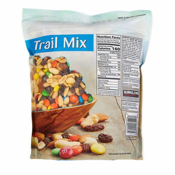  Hạt Và Trái Cây Tổng Hợp Trail Mix Kirkland 1.81kg_Mỹ 