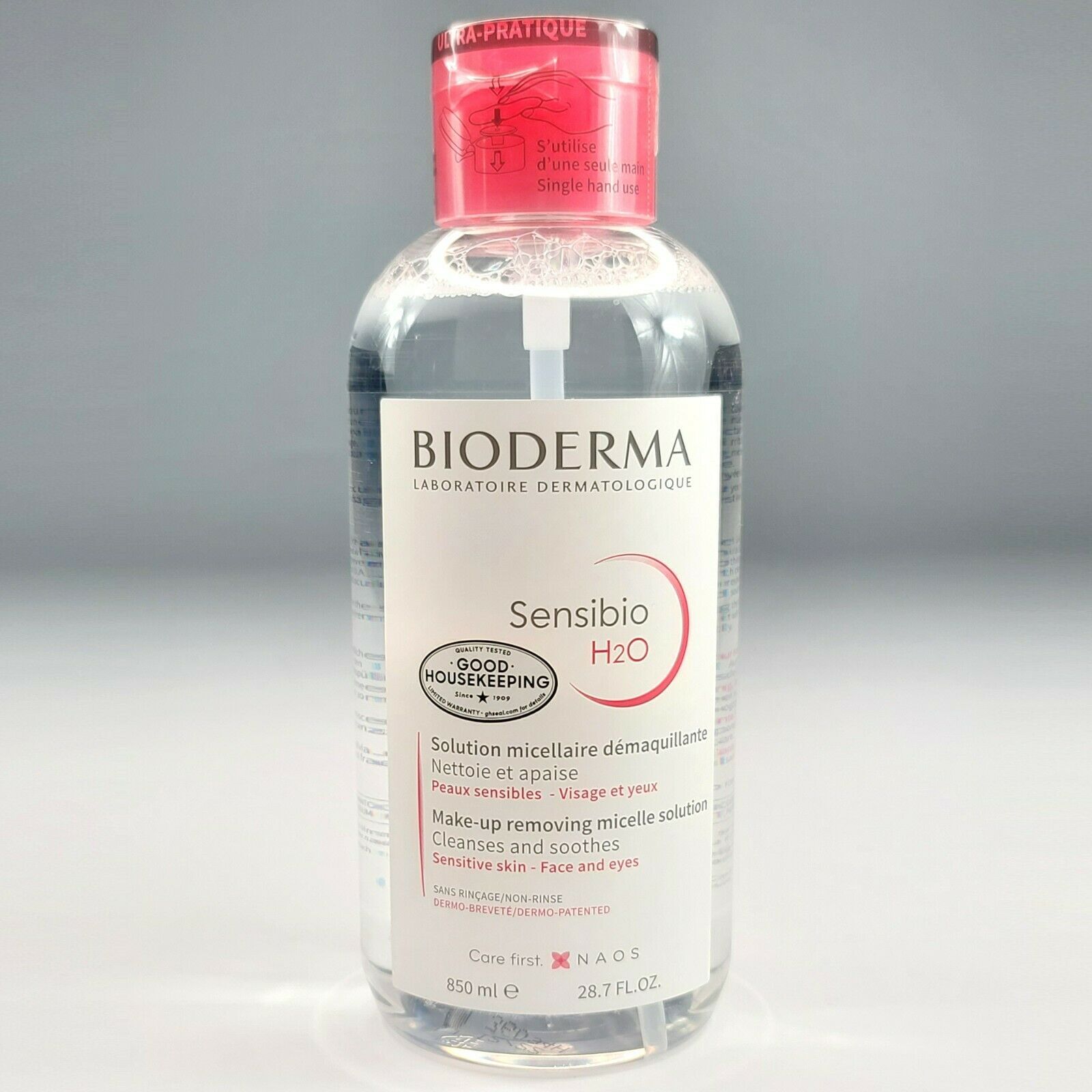 Nước Tẩy Trang Bioderma Crealine H2O Limited Với Nắp Nhấn Tiện Lợi