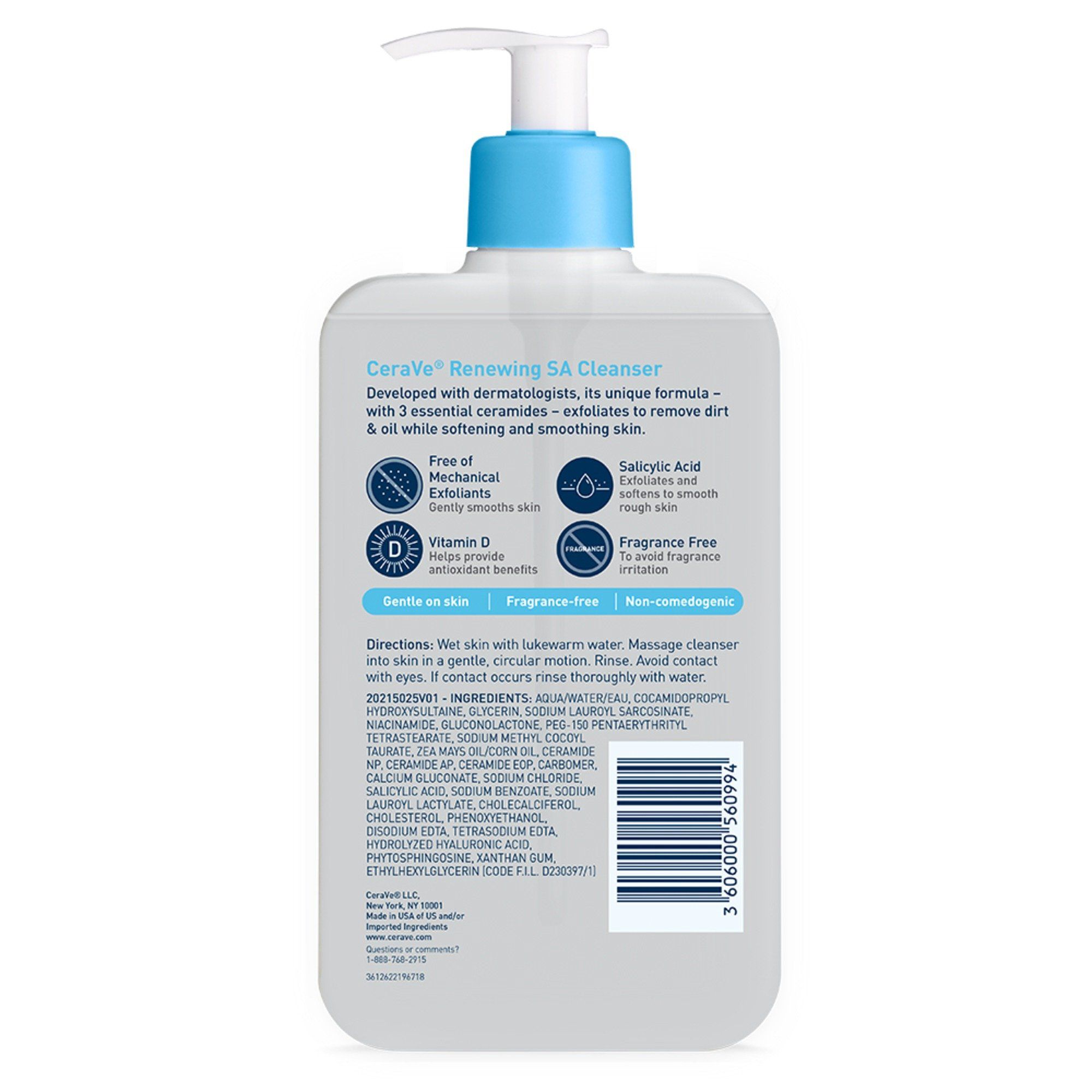 Sữa Rửa Mặt Cerave Renewing SA Cho Da Thường