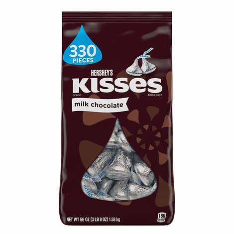  Socola Sữa Giọt Nước Bạc Hershey’s Kisses 1,58kg 330 Viên_Mỹ 