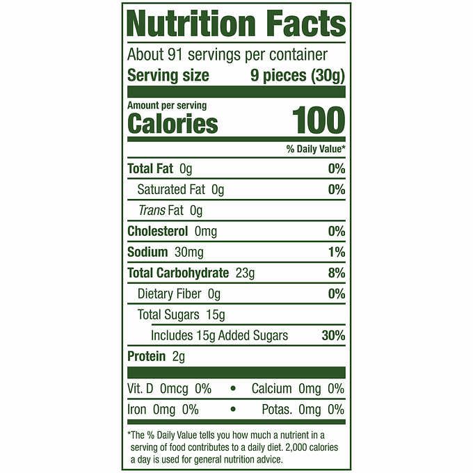 Kẹo Dẻo Gấu Hữu Cơ Black Forest Gummy Bears Organic Hộp 65 gói nhỏ (1.47kg)_Mỹ