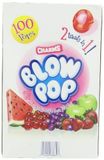  Kẹo Mút Nhân Gum Trái Cây CHARMS BLOW POP 2Treat In 1-100 Cây(1.84kg)_Mỹ 