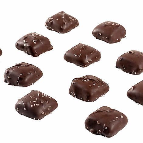  Kẹo Socola Sữa Muối Biển Nhân Caramels Sanders 1.02kg_Mỹ 