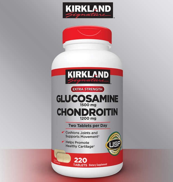Viên uống bổ khớp Kirkland Glucosamine 1500mg & Chondroitin 1200mg