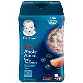 Bột Ăn Dặm Giai Đoạn 3 Gerber ® Lil' Bits™ Lúa Mạch Táo Việt Quất - 227g
