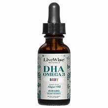 Dha Omega3 LiveWise thuần chay vị cam cho trẻ từ 0 -2 tuổi