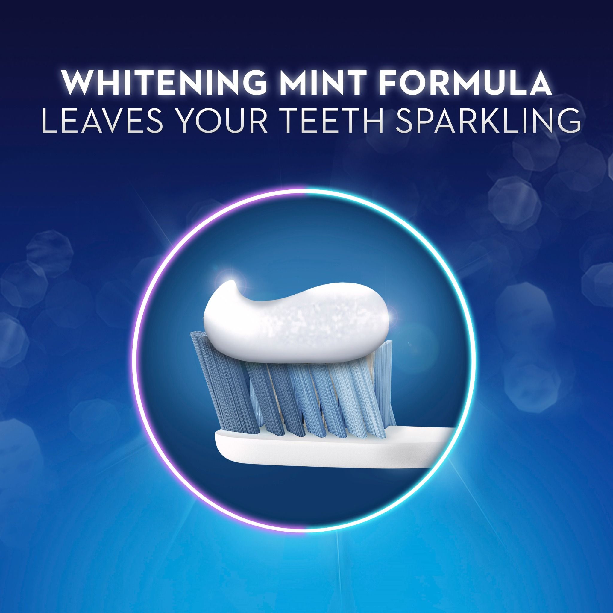 Kem Đánh Răng Crest 3D White Brilliance 3.9Oz Vị Vibrant Peppermint Tím