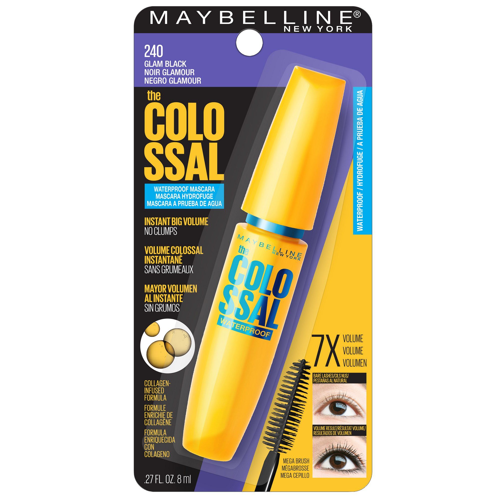 Mascara Maybelline làm dày & cong mi Colossal Volum' Express 8ml