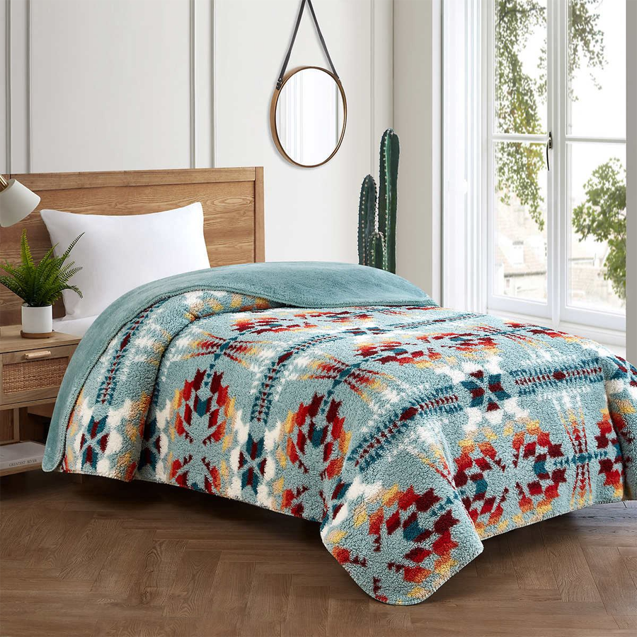 Mền Lông Dệt Pendleton Woolen Size Twin