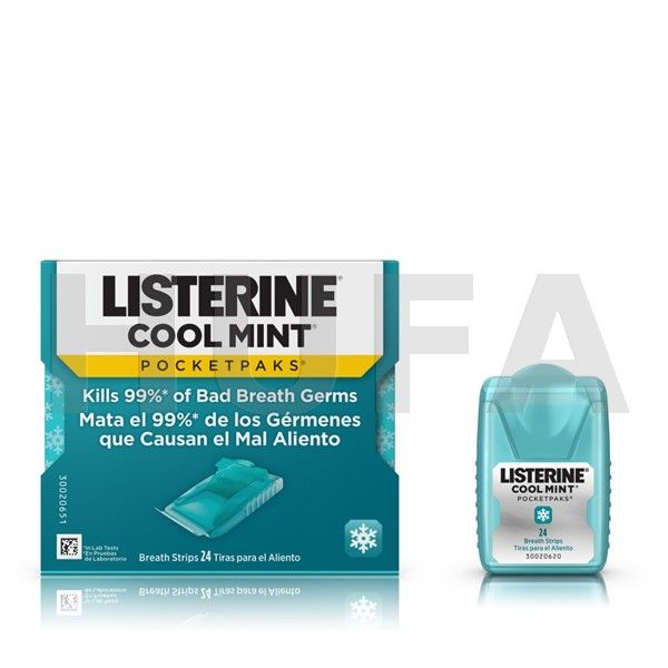  Miếng ngậm thơm miệng Listerine PocketPaks - hương Cool Mint 24 miếng 