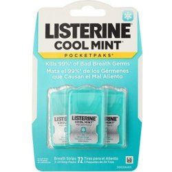 Set 3 Miếng ngậm thơm miệng Listerine PocketPaks