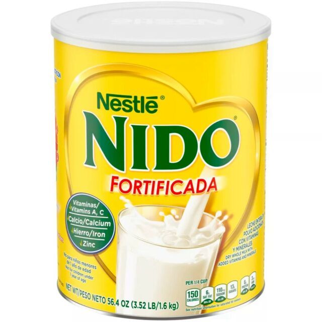 Sữa Tươi Dạng Bột Nido Fortificada Nắp Trắng Cho Bé _1.6kg