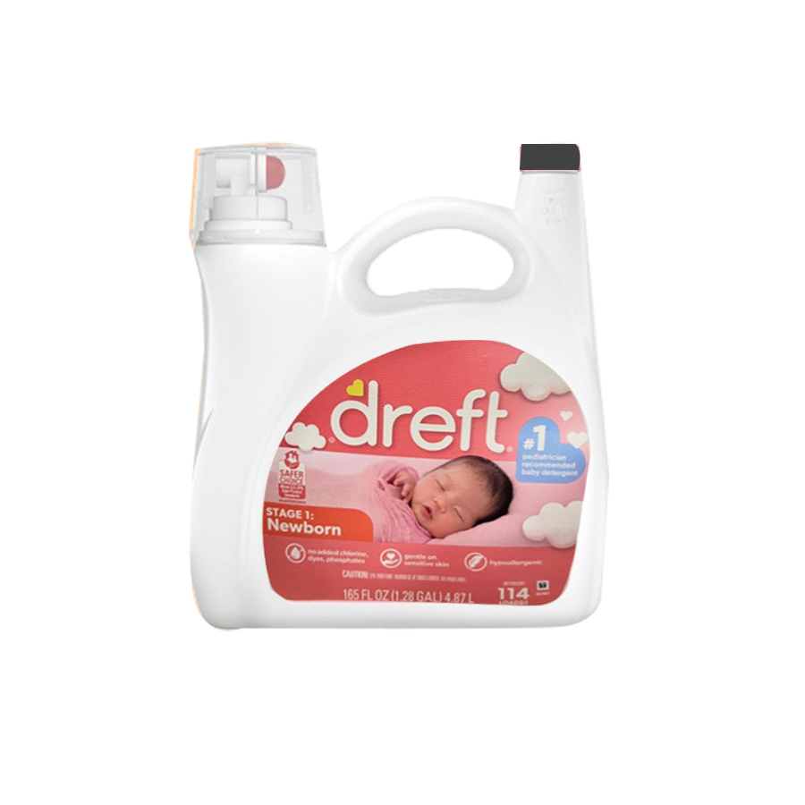 Nước giặt đồ cho bé siêu đậm đặc Dreft Ultra Concentrated 4.87L