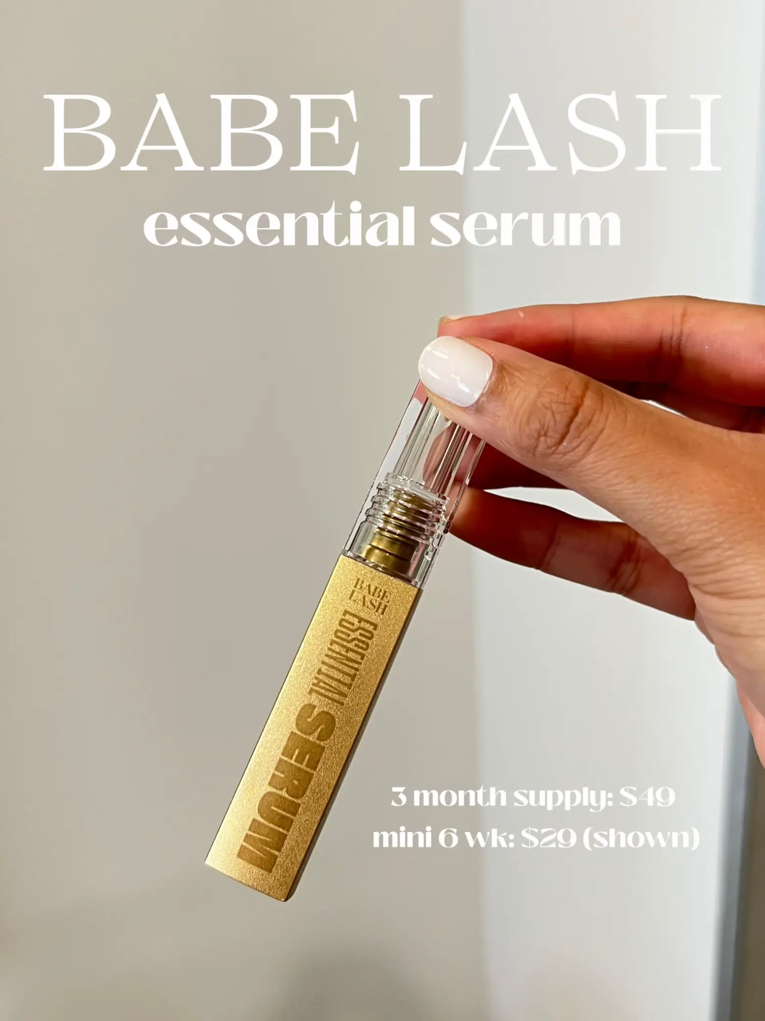 Set Dưỡng Mi Babe Lash Top 1 Ở Mỹ Dài, Dày, Đen, Khỏe