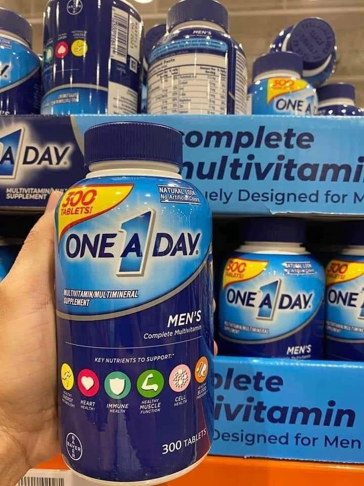 Viên Uống Vitamin Tổng Hợp Nam Trên 50 Tuổi One A Day Men’s Multivitamin 50+ Mỹ 300 Viên