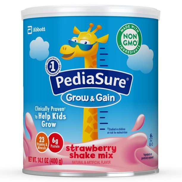  Sữa Bột Pediasure Hương Dâu Cho Trẻ Biếng Ăn Từ 1 Tuổi - 397g 