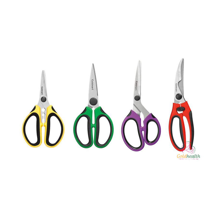 SET 4 KÉO CHẤT LIỆU THÉP KHÔNG GỈ CUISINART MỸ