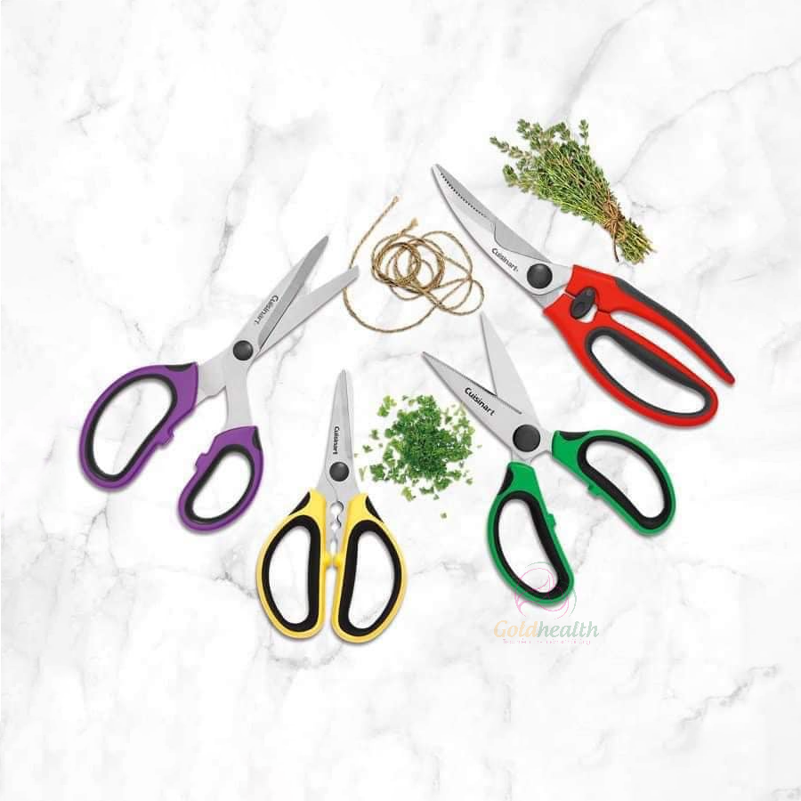 SET 4 KÉO CHẤT LIỆU THÉP KHÔNG GỈ CUISINART MỸ