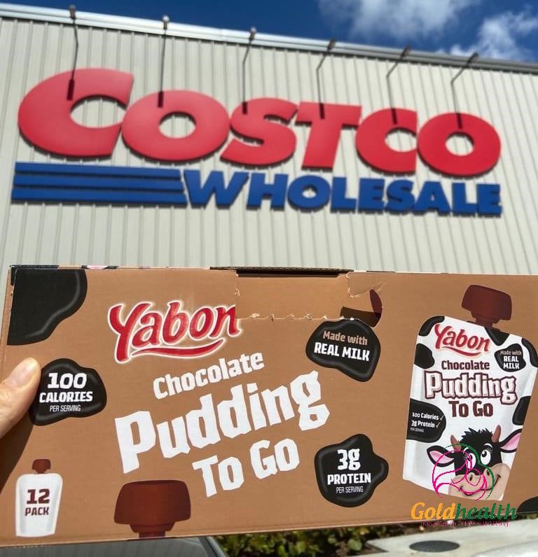 Pudding Yabon Chocolate Togo Usa cho bé trên 1 tuổi - Thùng 12 bịch
