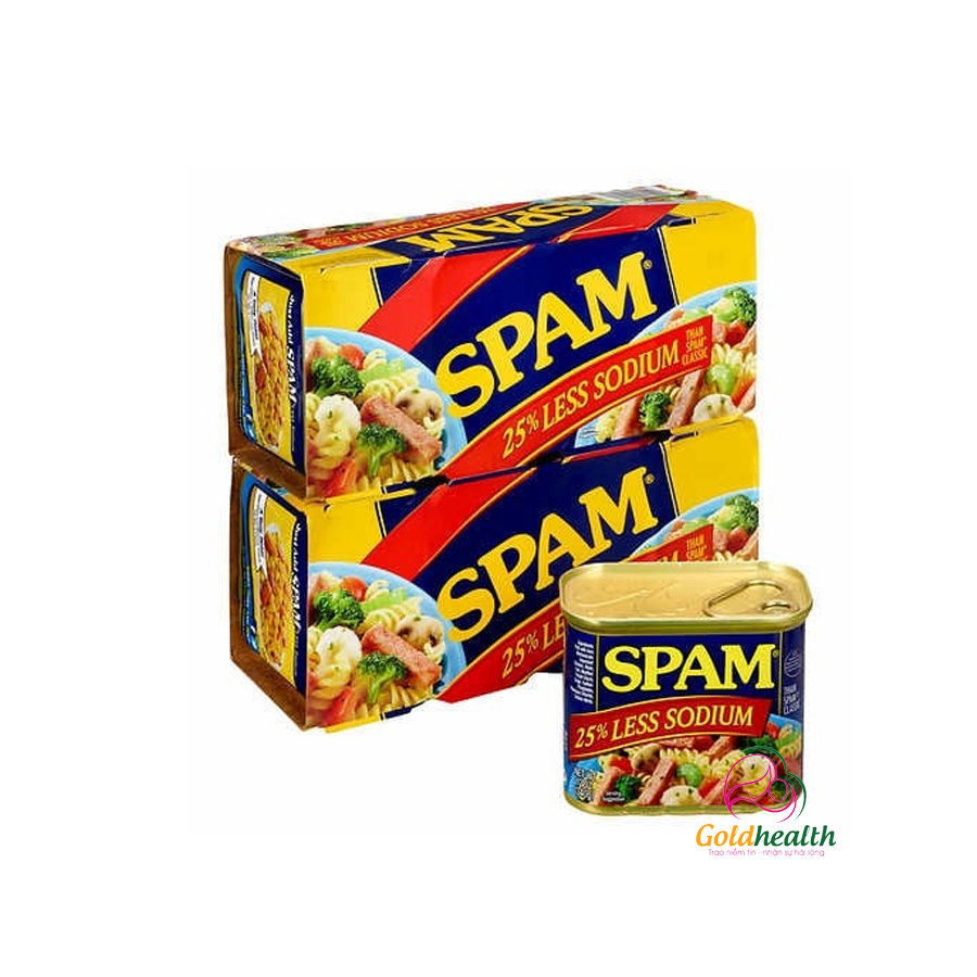 Thịt đóng hộp Spam 25% Less Sodium (340g)